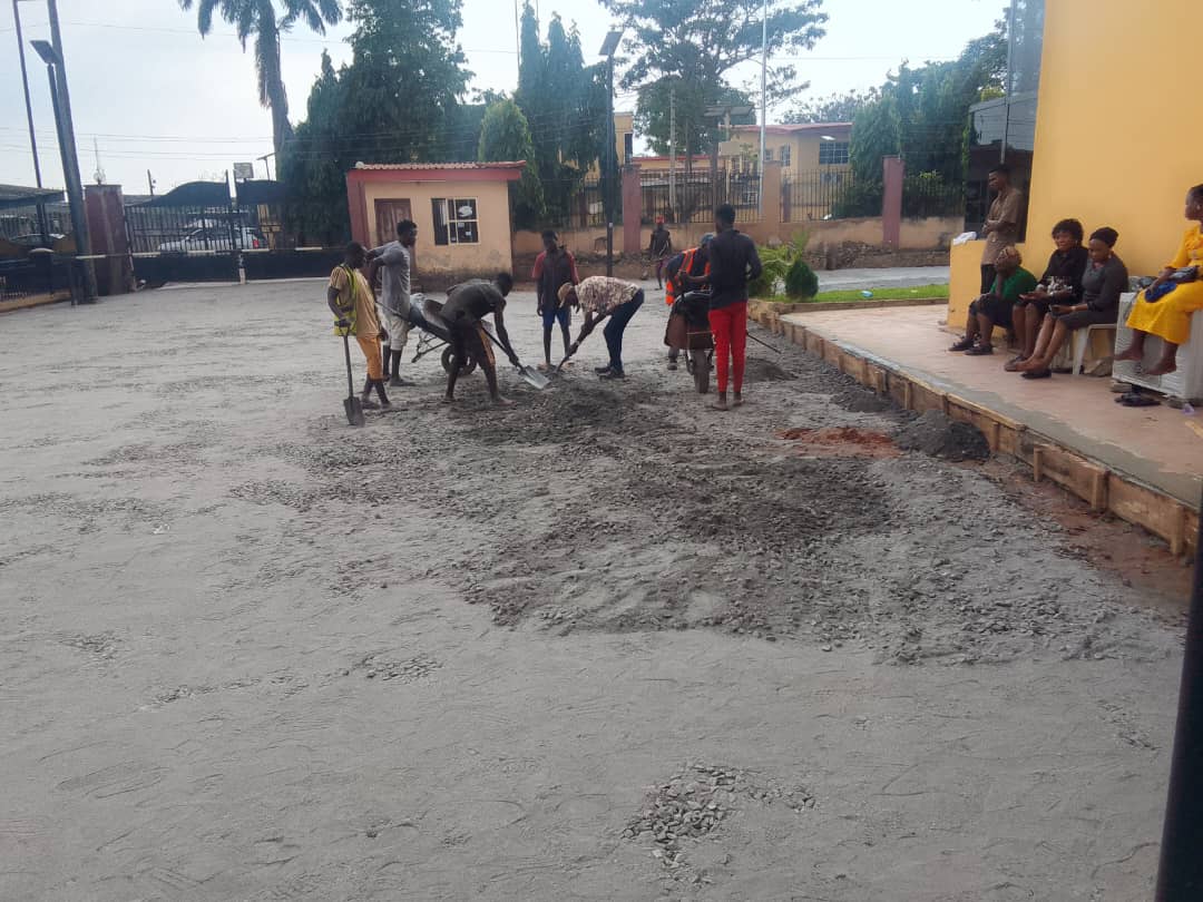 Rehabilitation of Agege Local Government Secretariat parking Lot