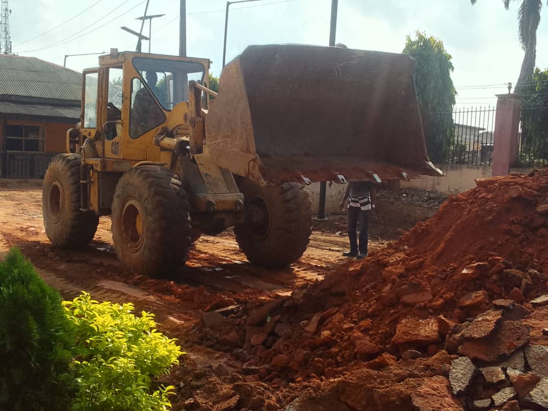 Rehabilitation of Agege Local Government Secretariat parking Lot