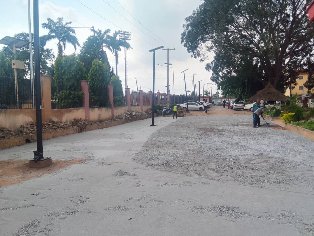 Rehabilitation of Agege Local Government Secretariat parking Lot