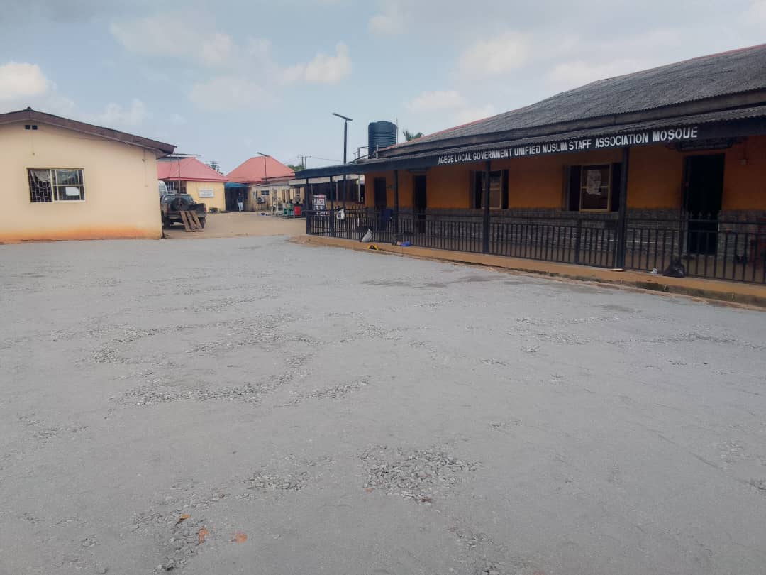 Rehabilitation of Agege Local Government Secretariat parking Lot