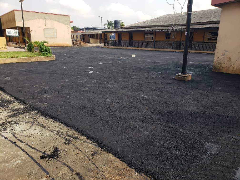 Rehabilitation of Agege Local Government Secretariat parking Lot