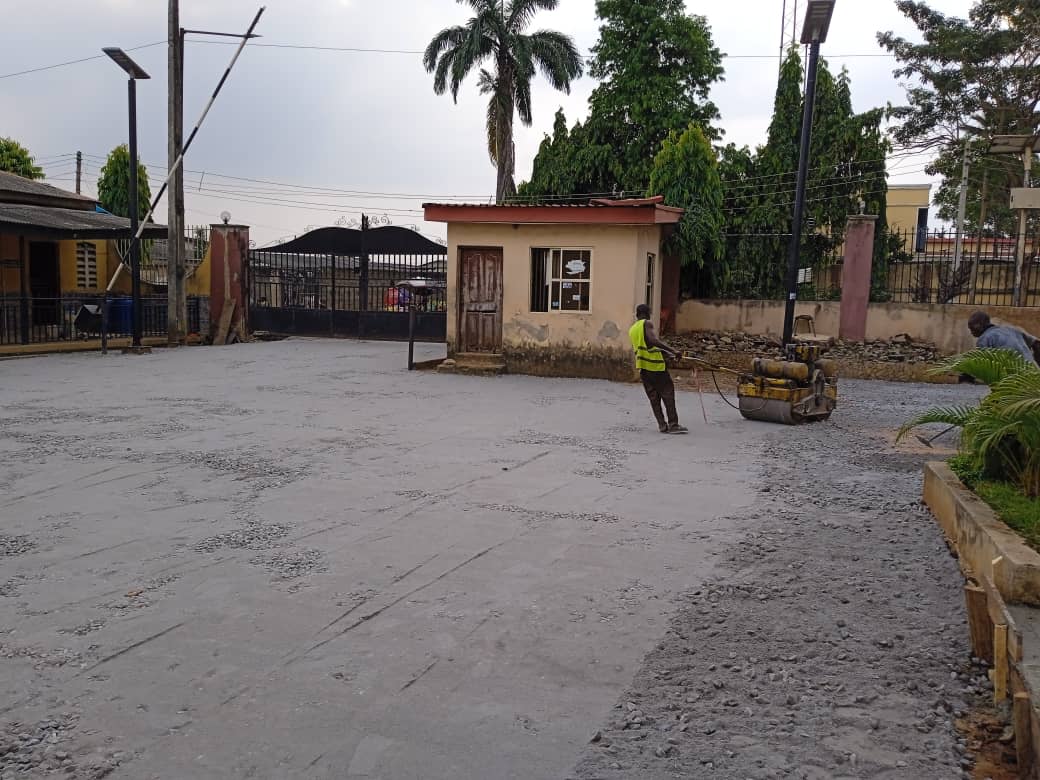 Rehabilitation of Agege Local Government Secretariat parking Lot
