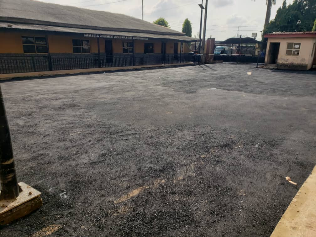 Rehabilitation of Agege Local Government Secretariat parking Lot