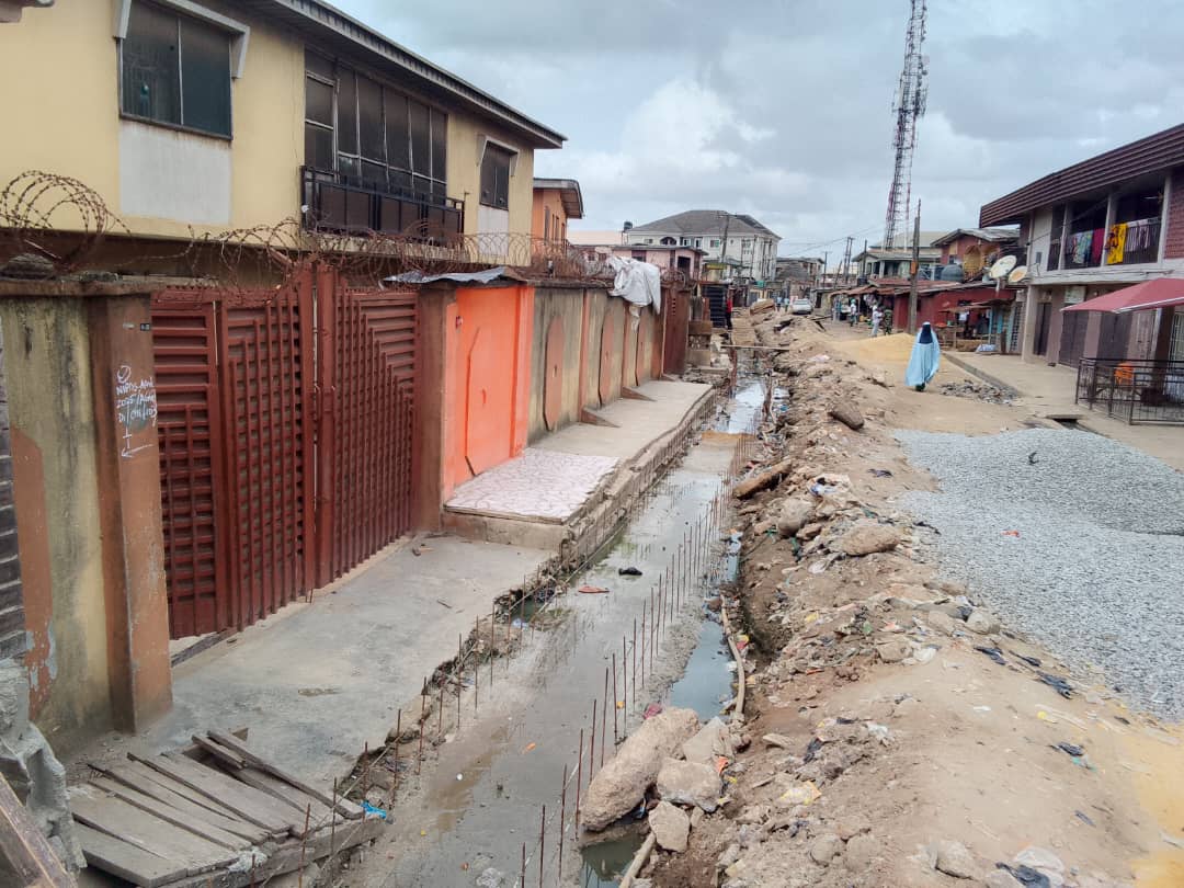 Construction of Road and Drainage at Imam Ojoku, Agege