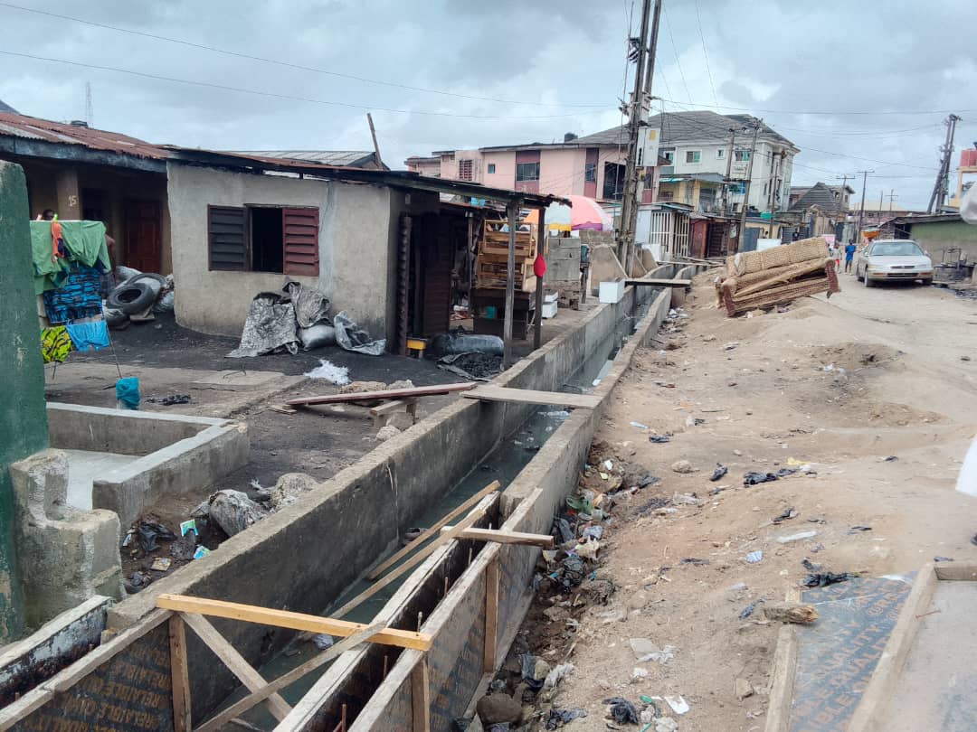 Construction of Road and Drainage at Imam Ojoku, Agege