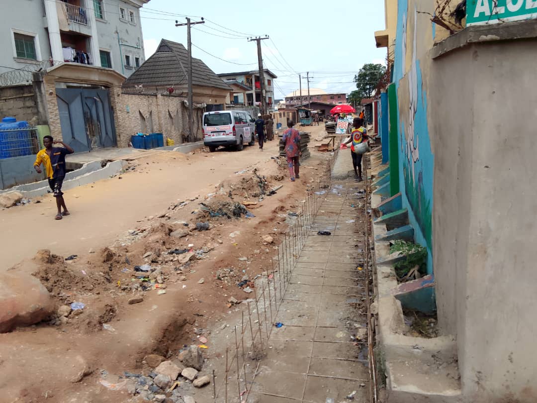 Construction of Road and Drainage at Imam Ojoku, Agege