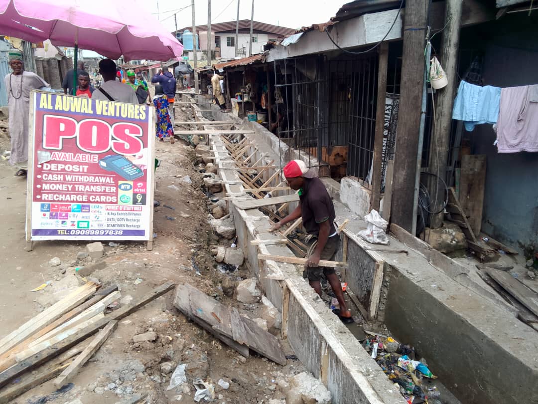 Construction of Road and Drainage at Imam Ojoku, Agege