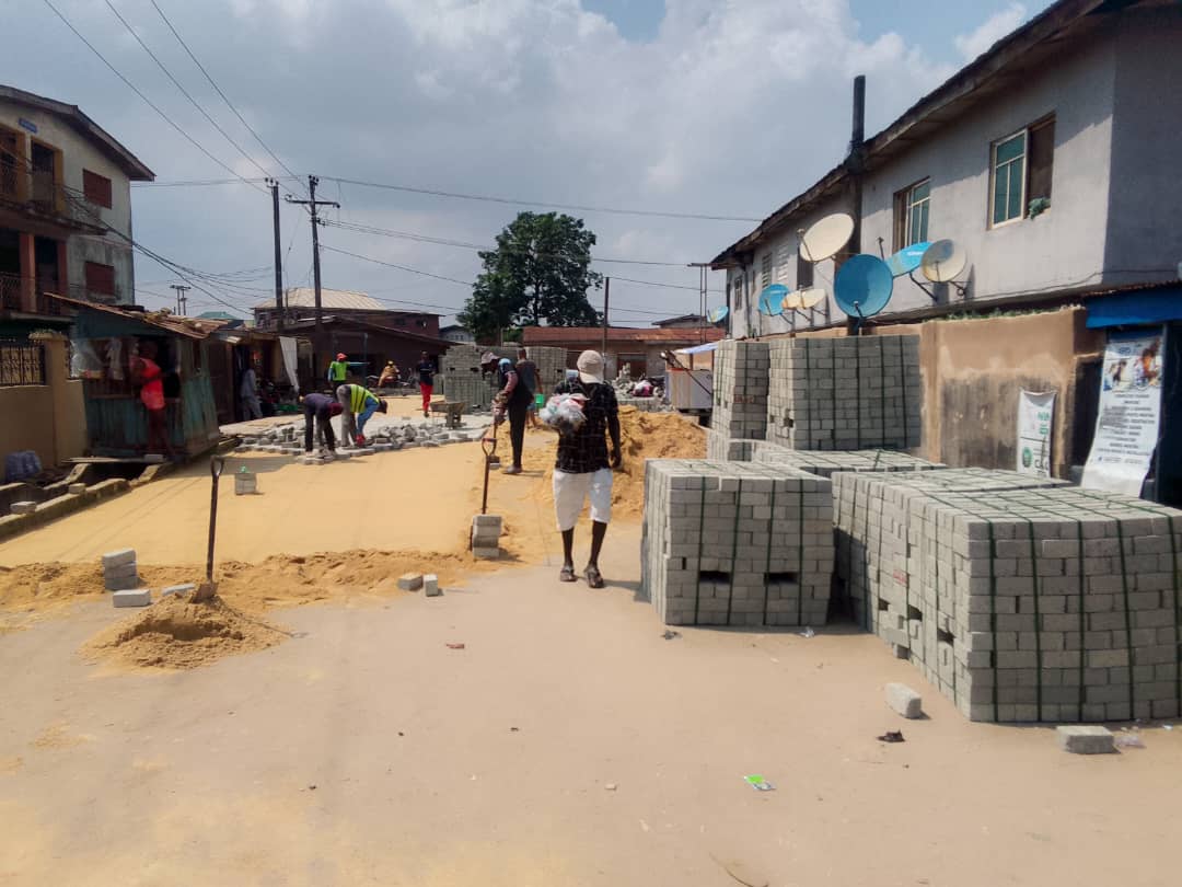 Construction of Road and Drainage at Imam Ojoku, Agege