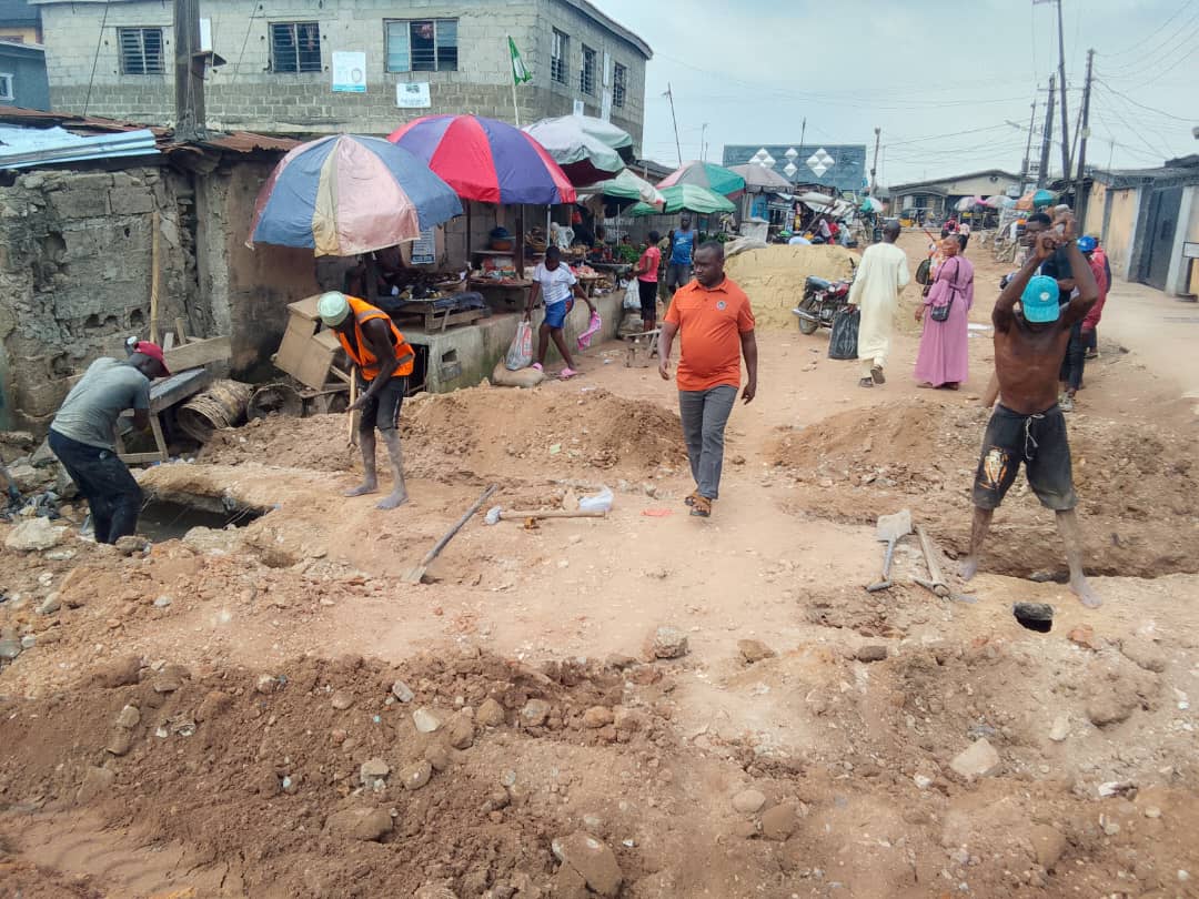 Construction of Road at Adegbola Street