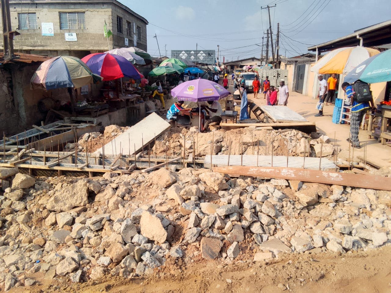 Construction of Road at Adegbola Street