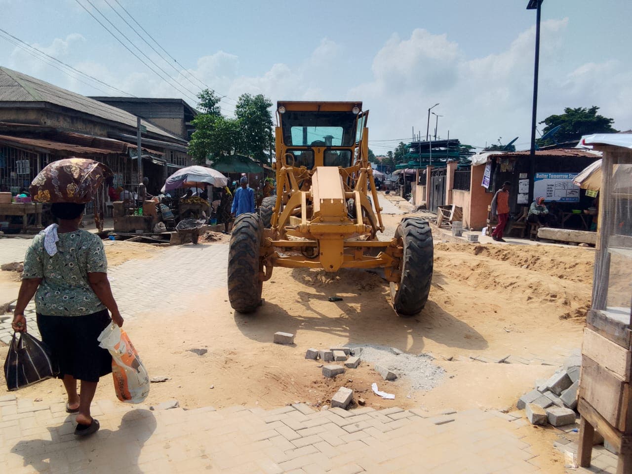 Construction of Road at Adegbola Street