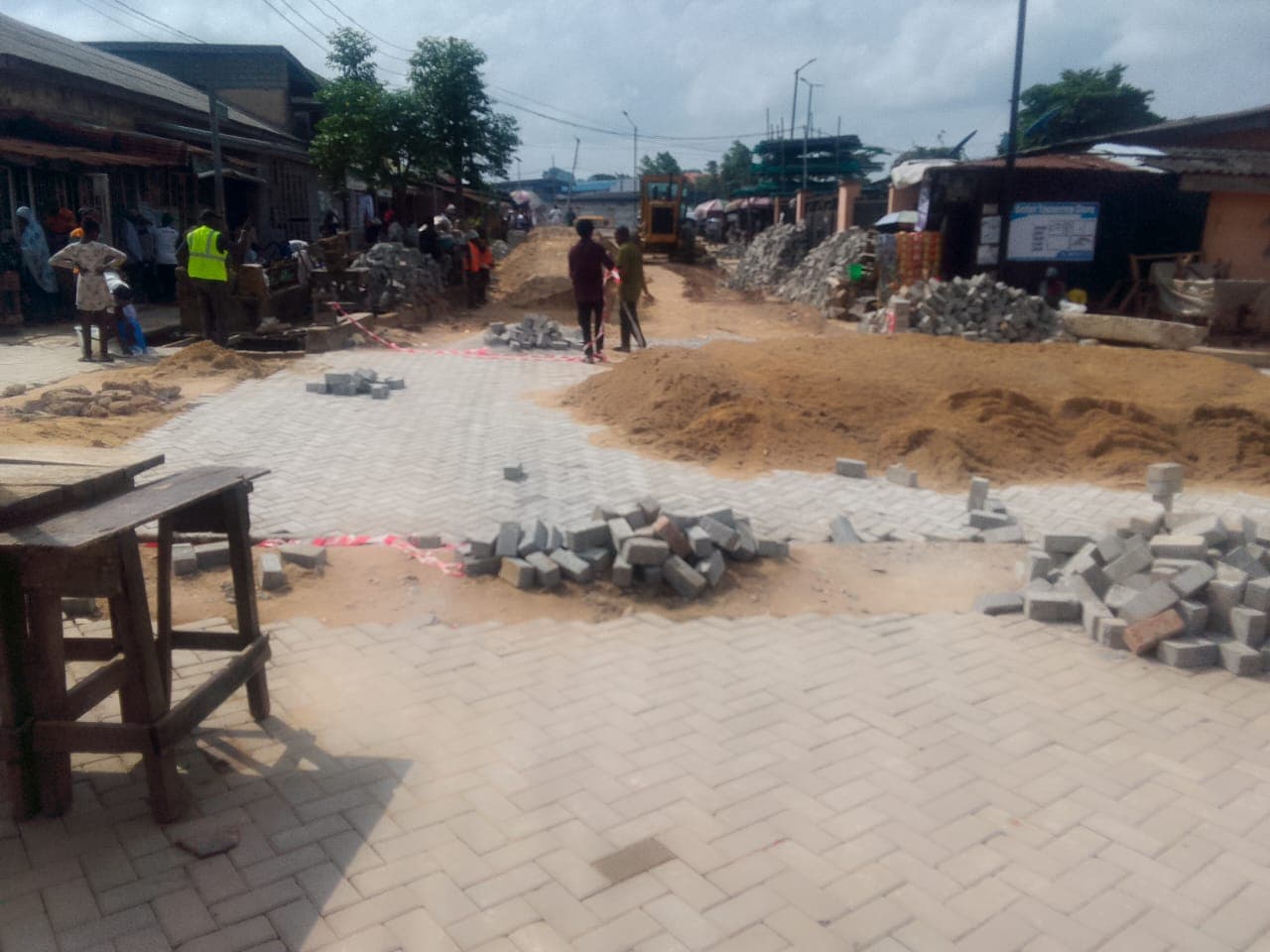 Construction of Road at Adegbola Street