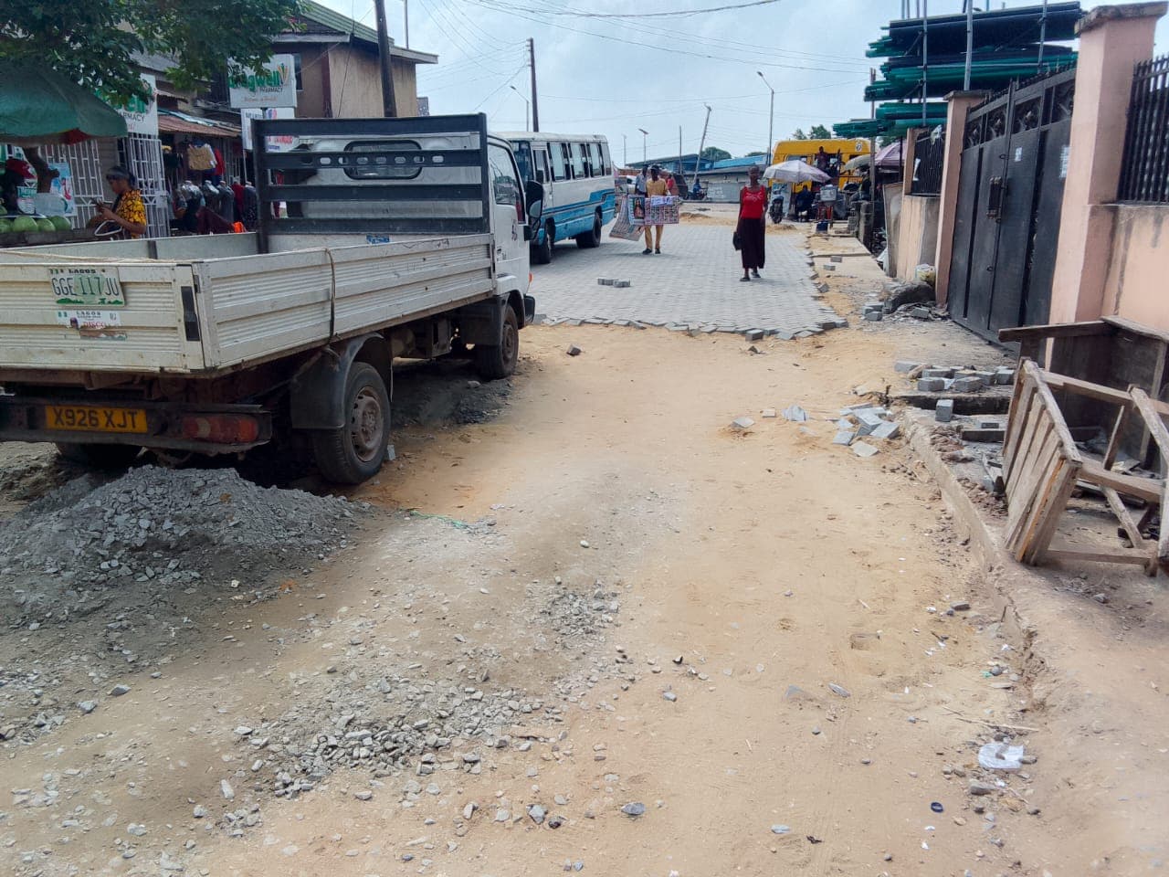 Construction of Road at Adegbola Street