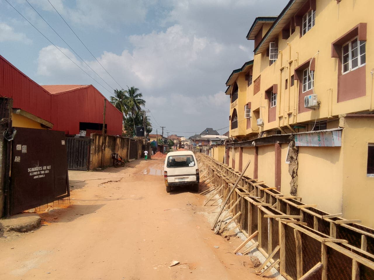 Construction of Drainage at Bode Tobun Street