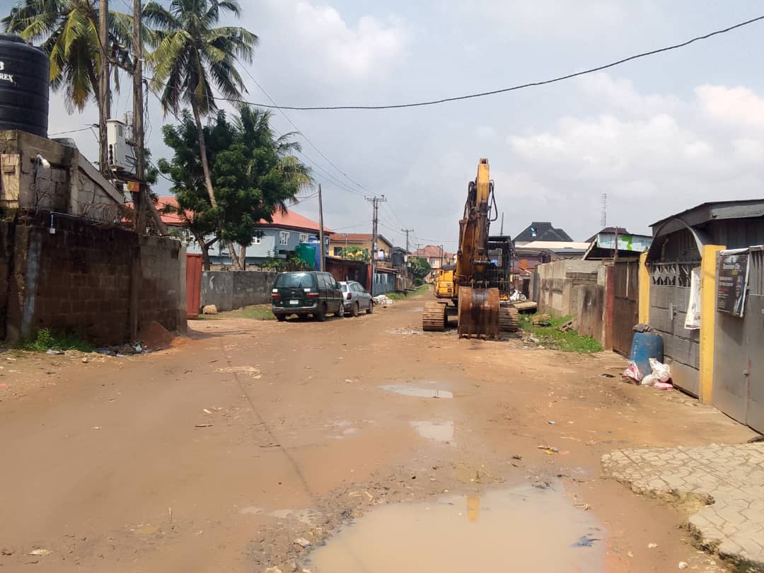 Construction of Drainage at Bode Tobun Street