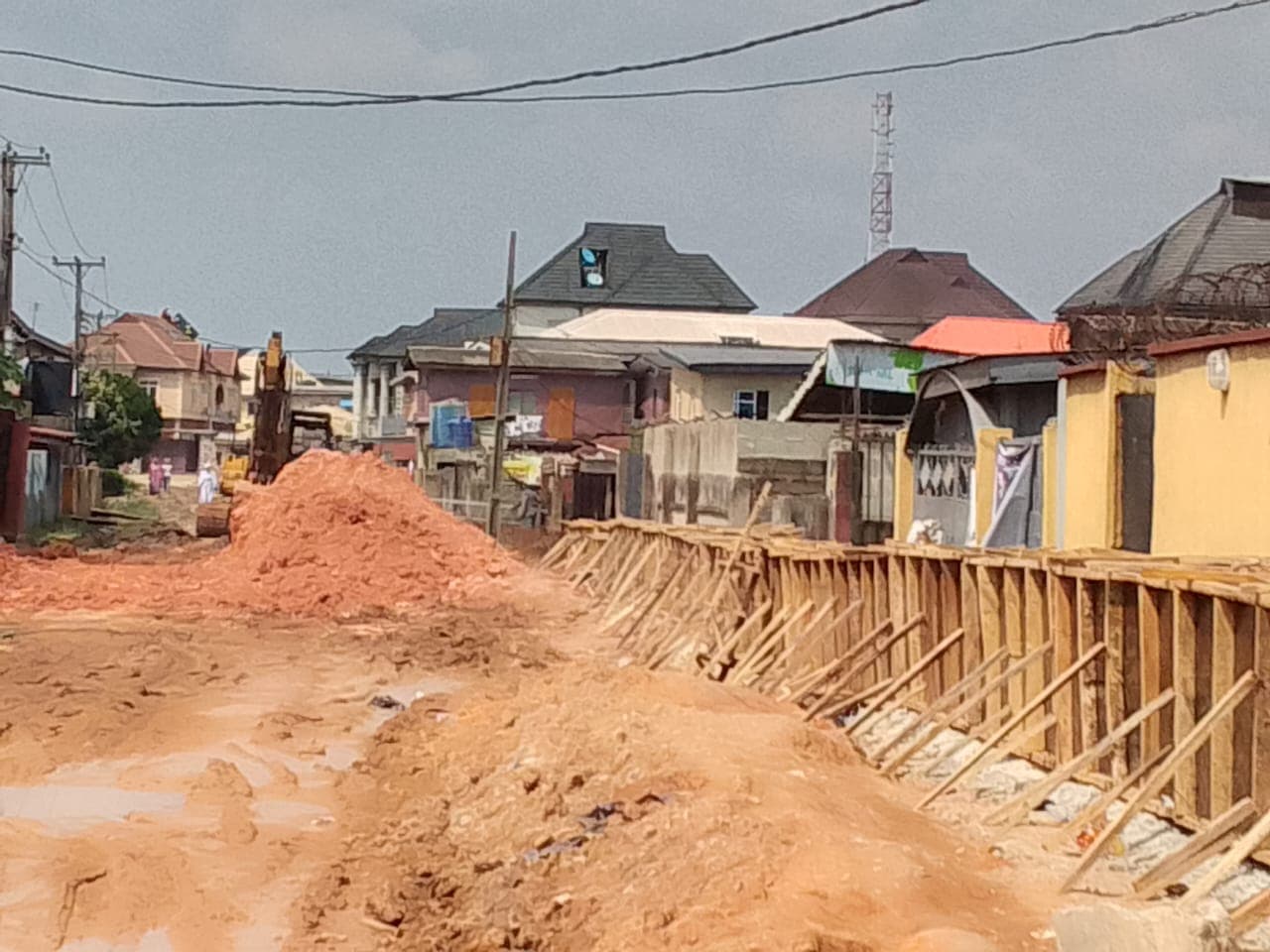 Construction of Drainage at Bode Tobun Street
