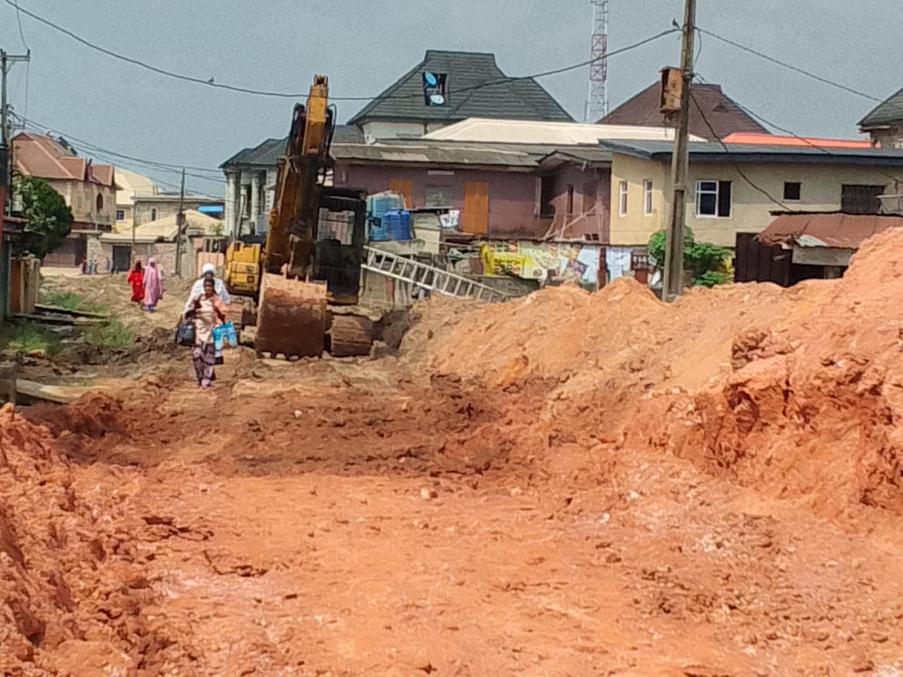 Construction of Drainage at Bode Tobun Street