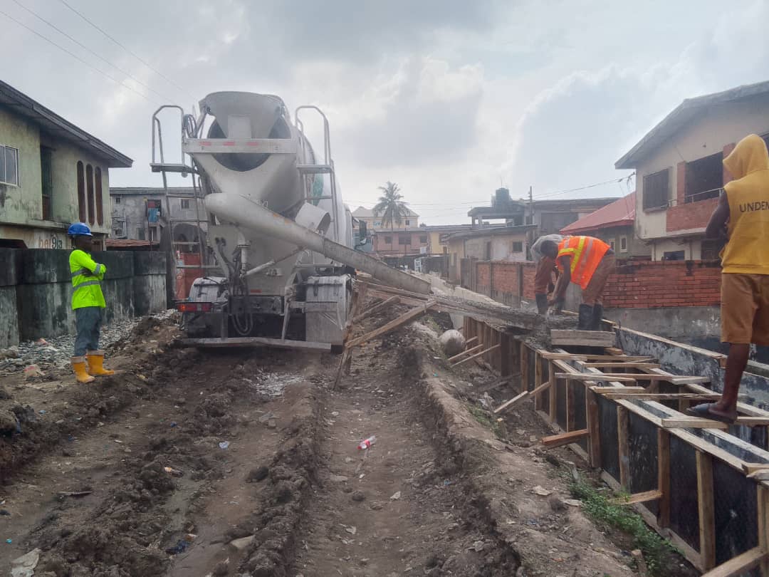 Construction of Drainage at Kadiri Street