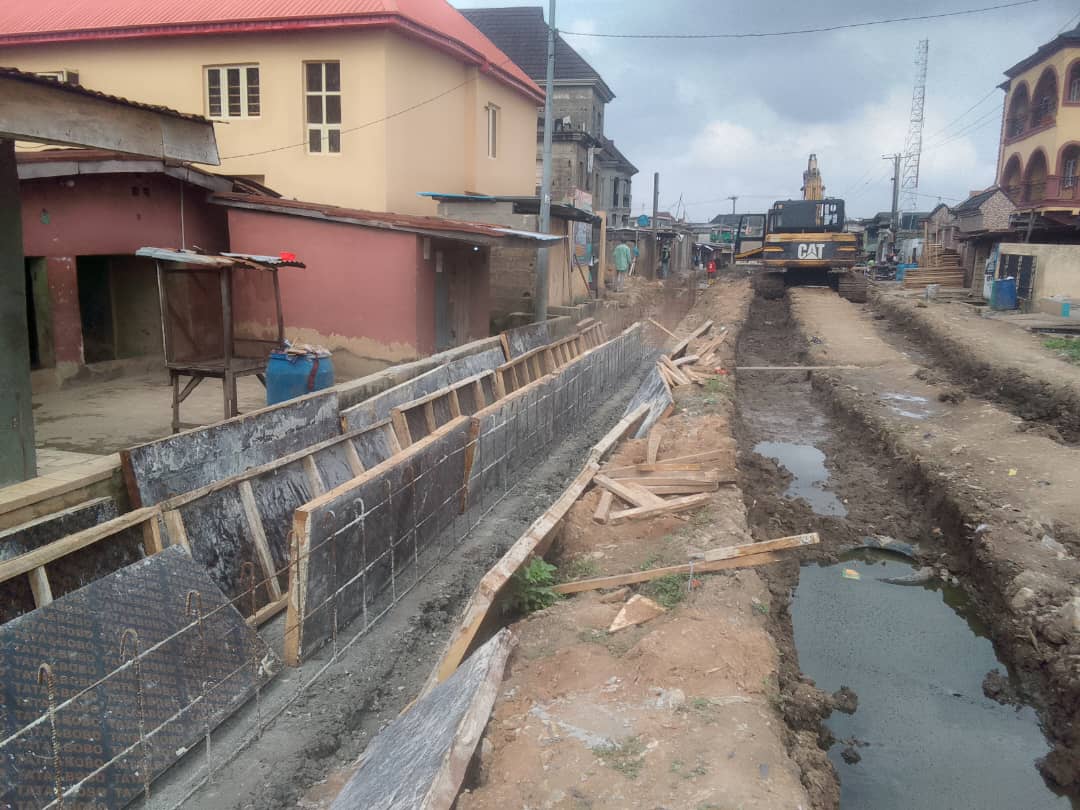 Construction of Drainage at Kadiri Street