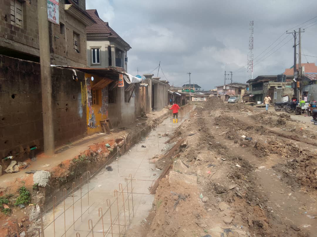 Construction of Drainage at Kadiri Street