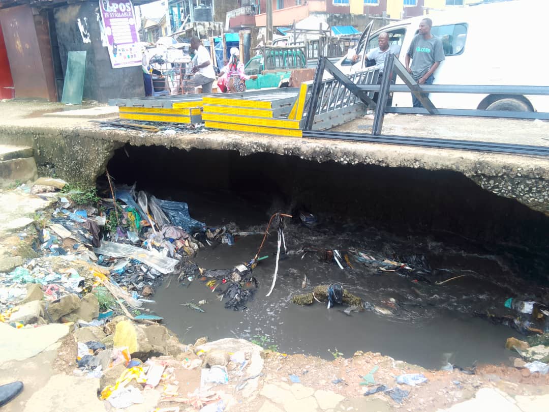 Construction of road and drainage at Ifelodun street, Agege