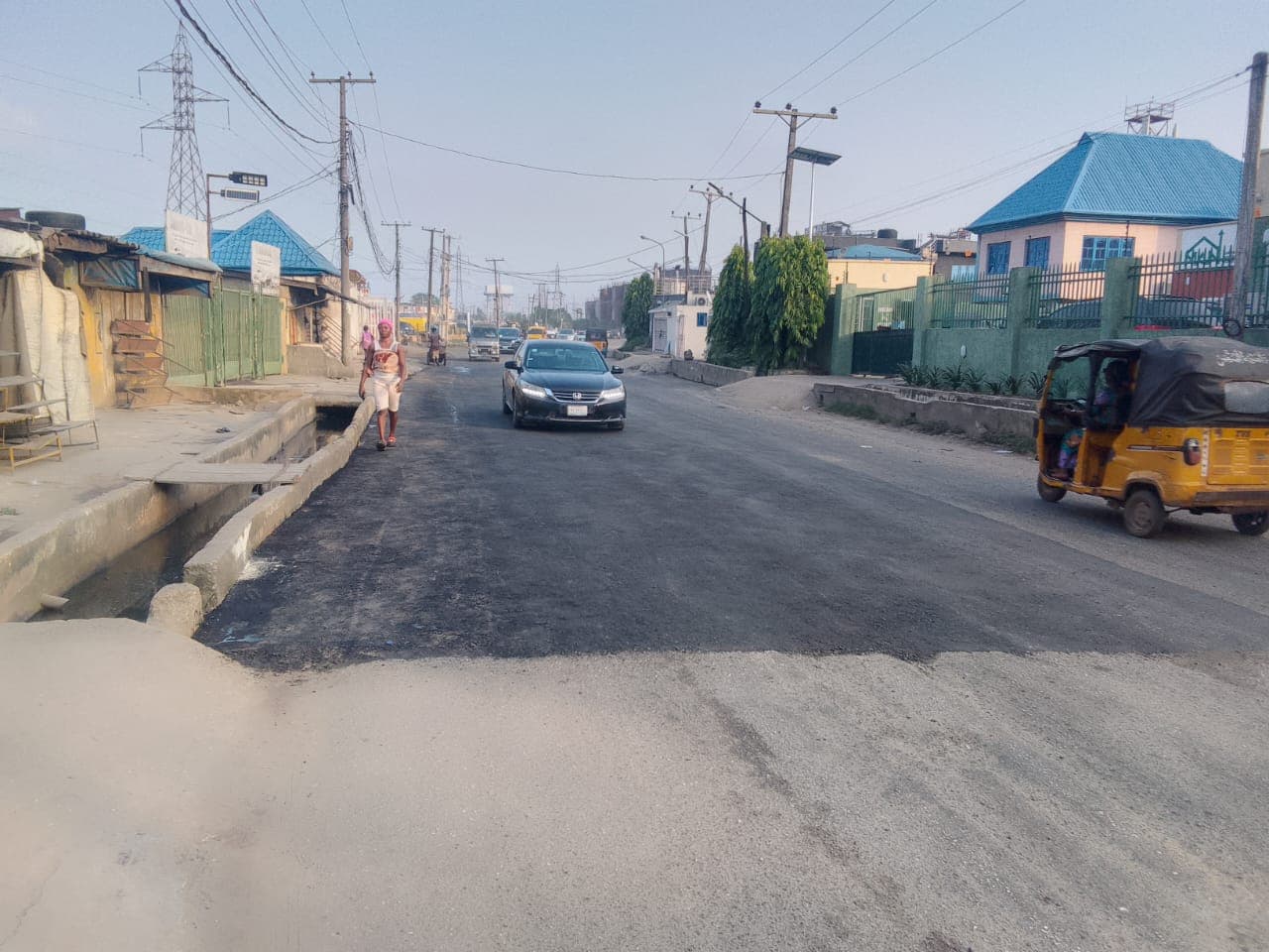 Rehabilitation of road at Akilo road, Agege