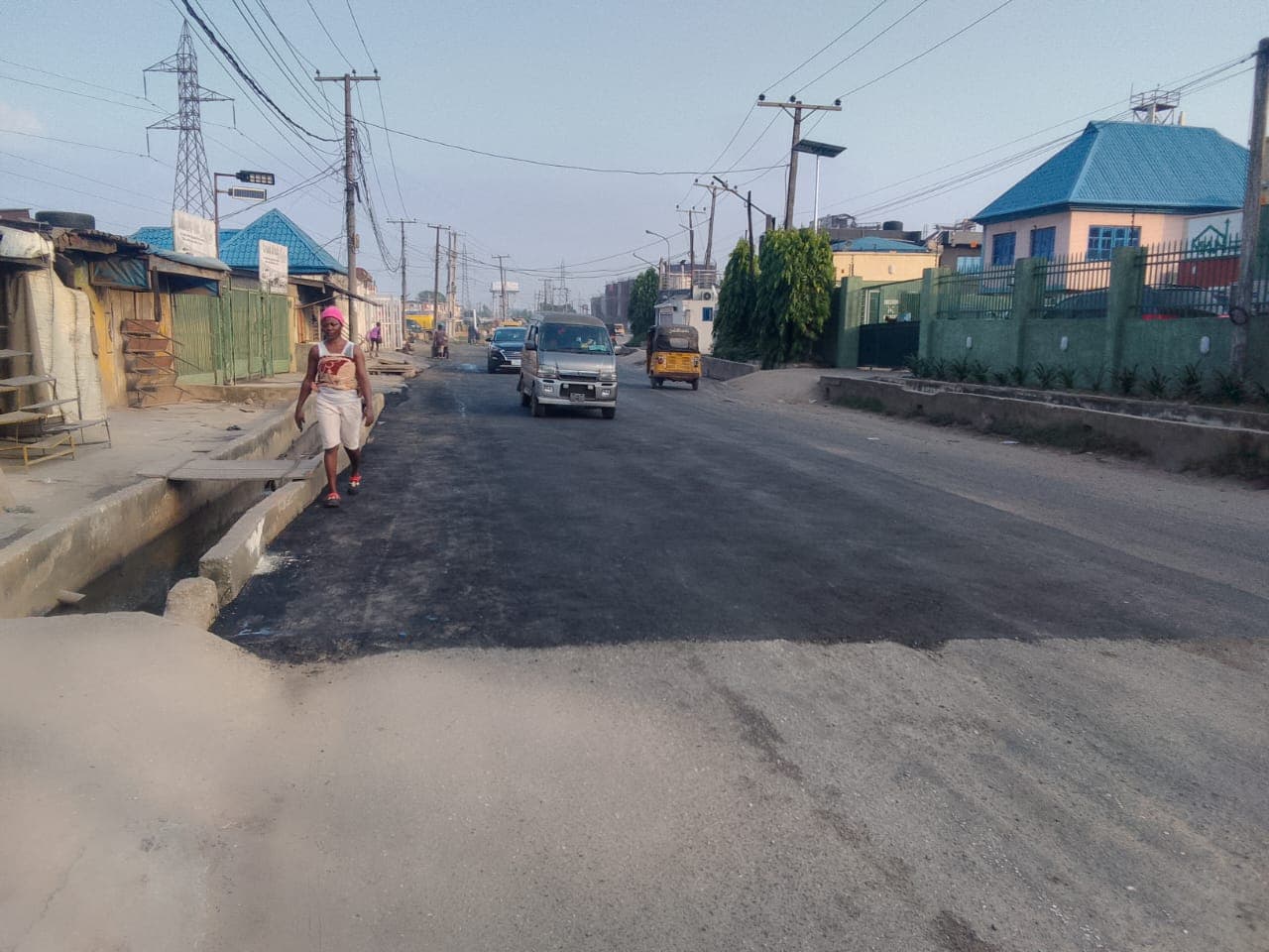 Rehabilitation of road at Akilo road, Agege