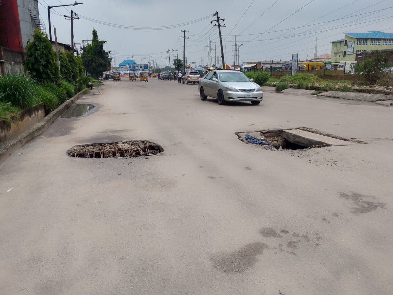 Rehabilitation of road at Akilo road, Agege