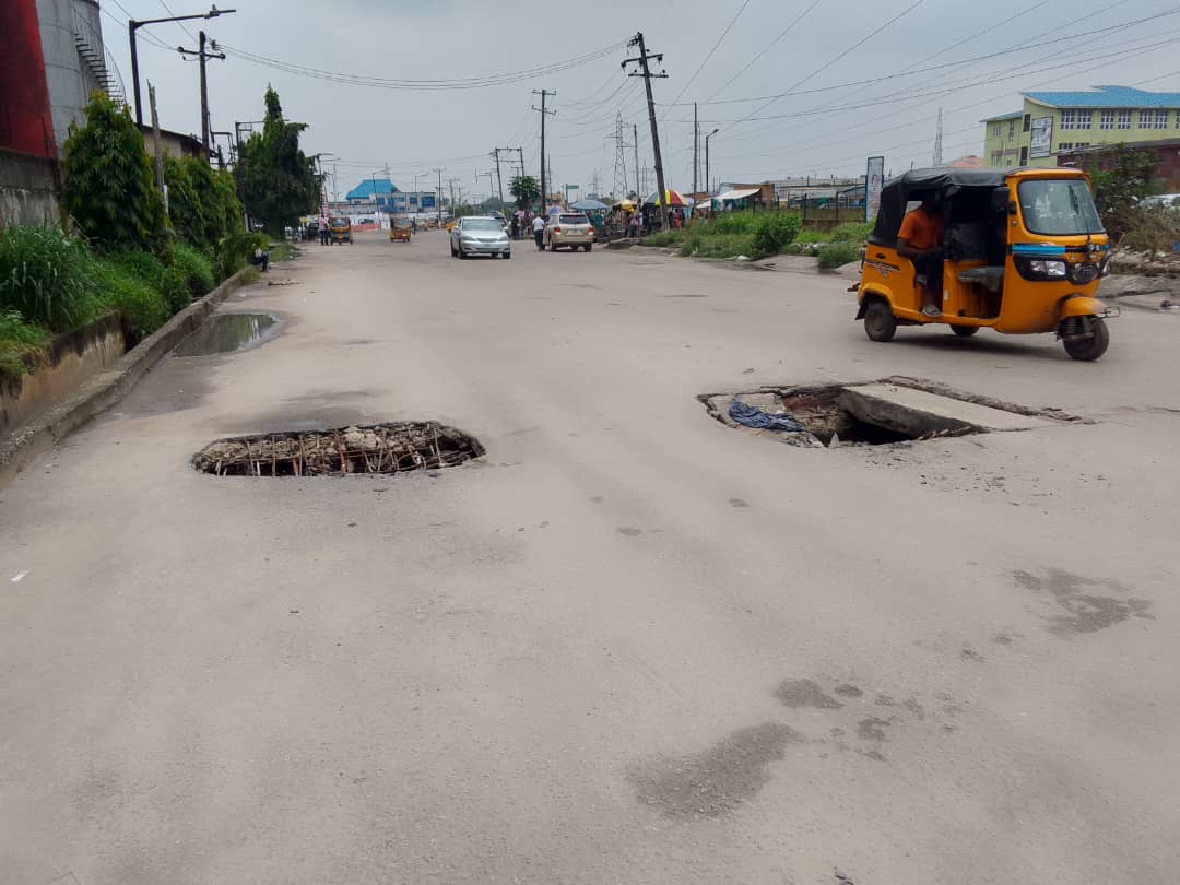 Rehabilitation of road at Akilo road, Agege