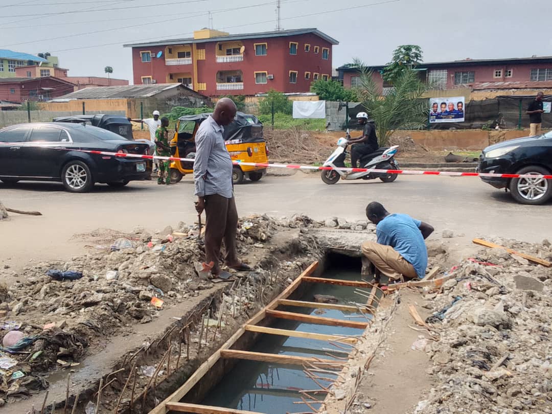 Rehabilitation of road at Akilo road, Agege