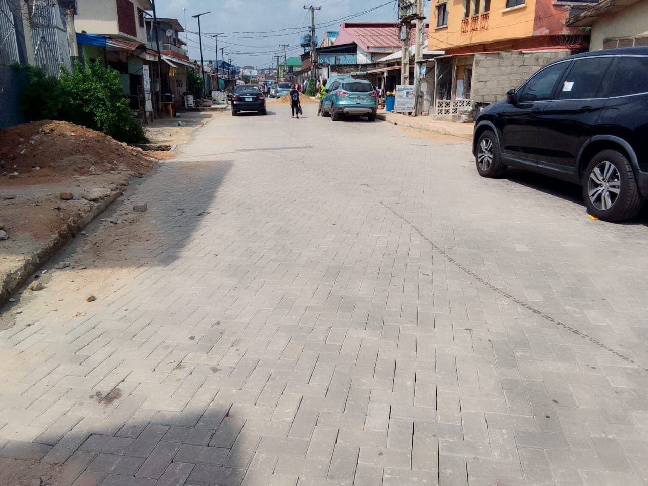 Construction of road and drainage, Ajakaiye street