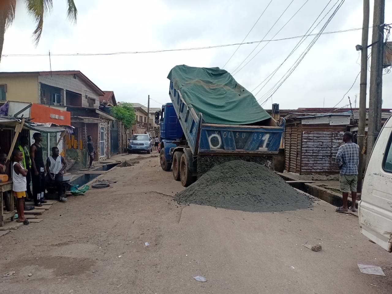 Rehabilitation of road at shodipo street, agege