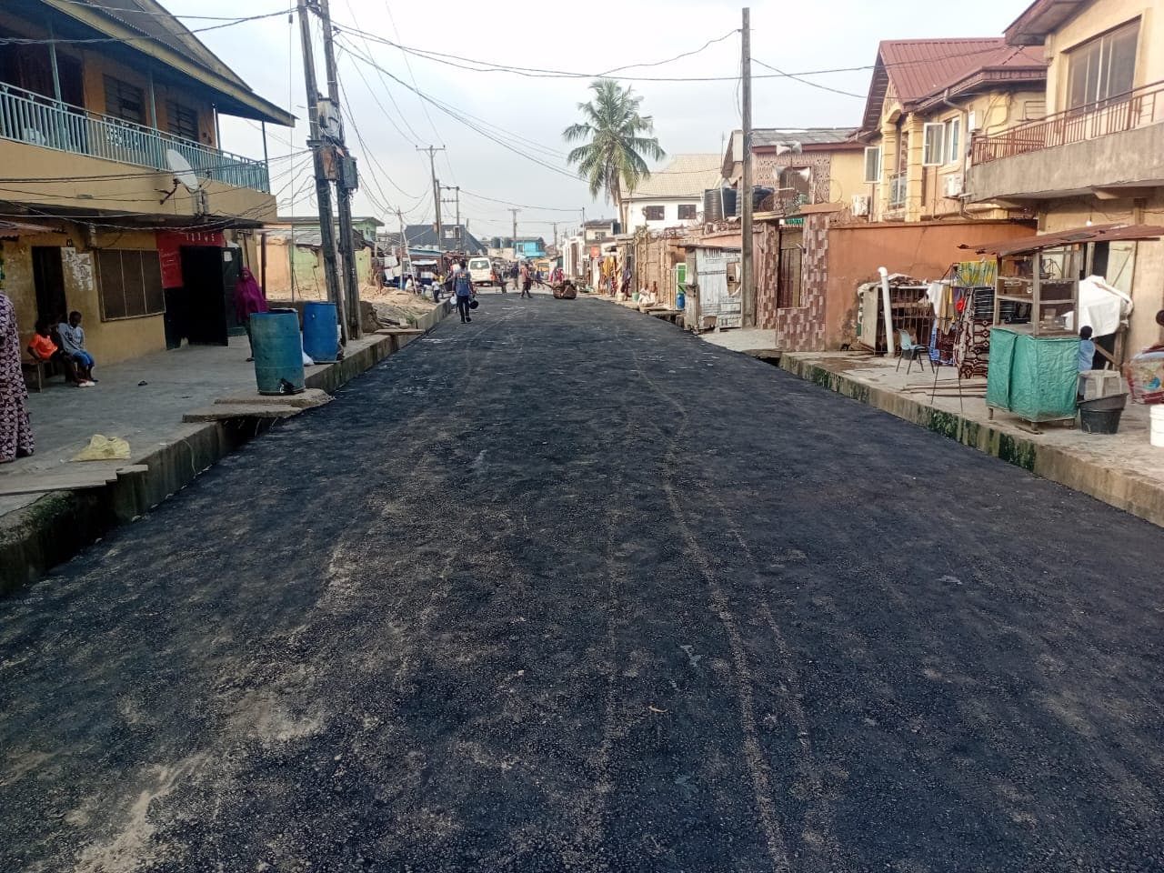 Rehabilitation of road at shodipo street, agege
