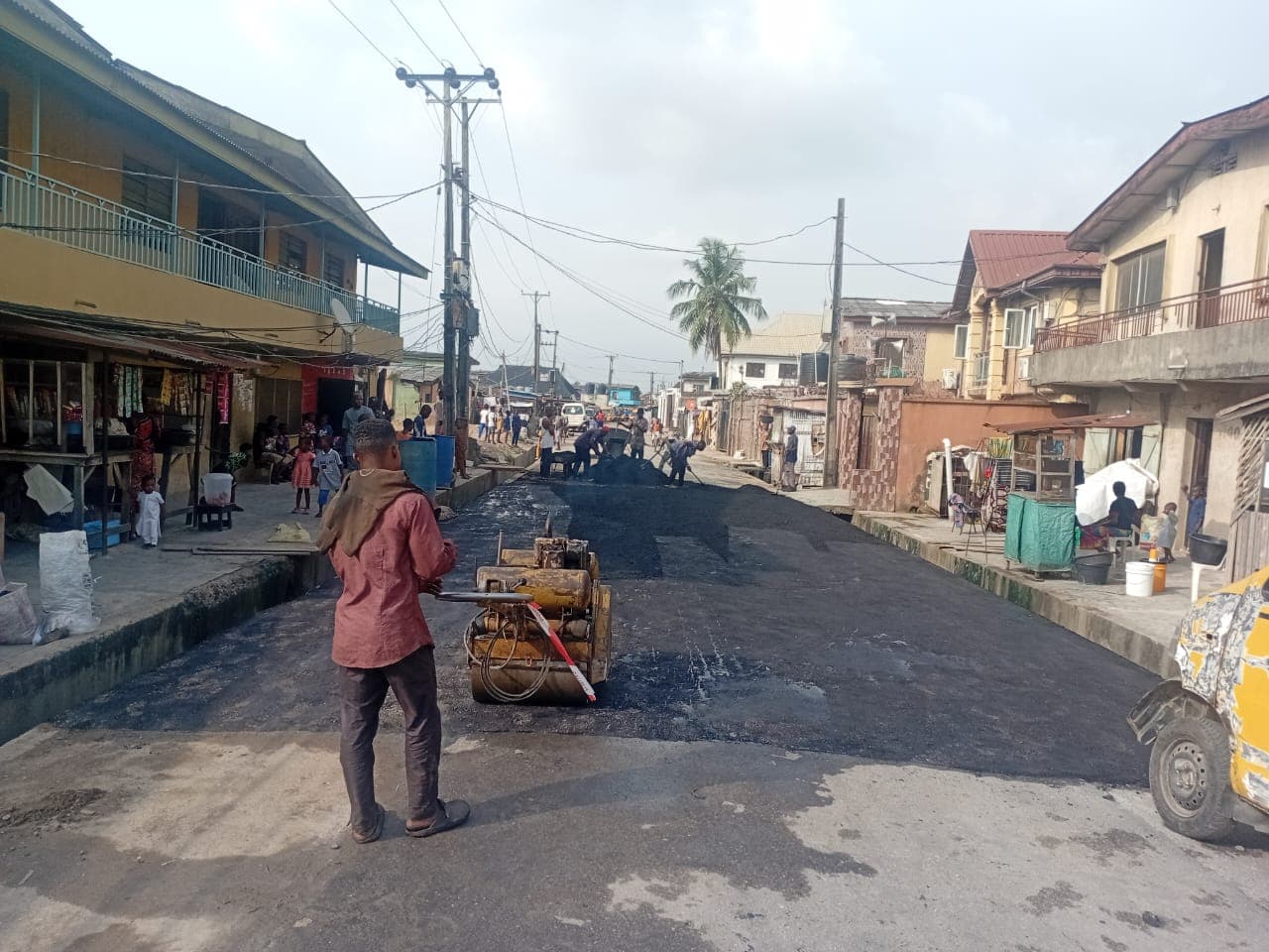 Rehabilitation of road at shodipo street, agege