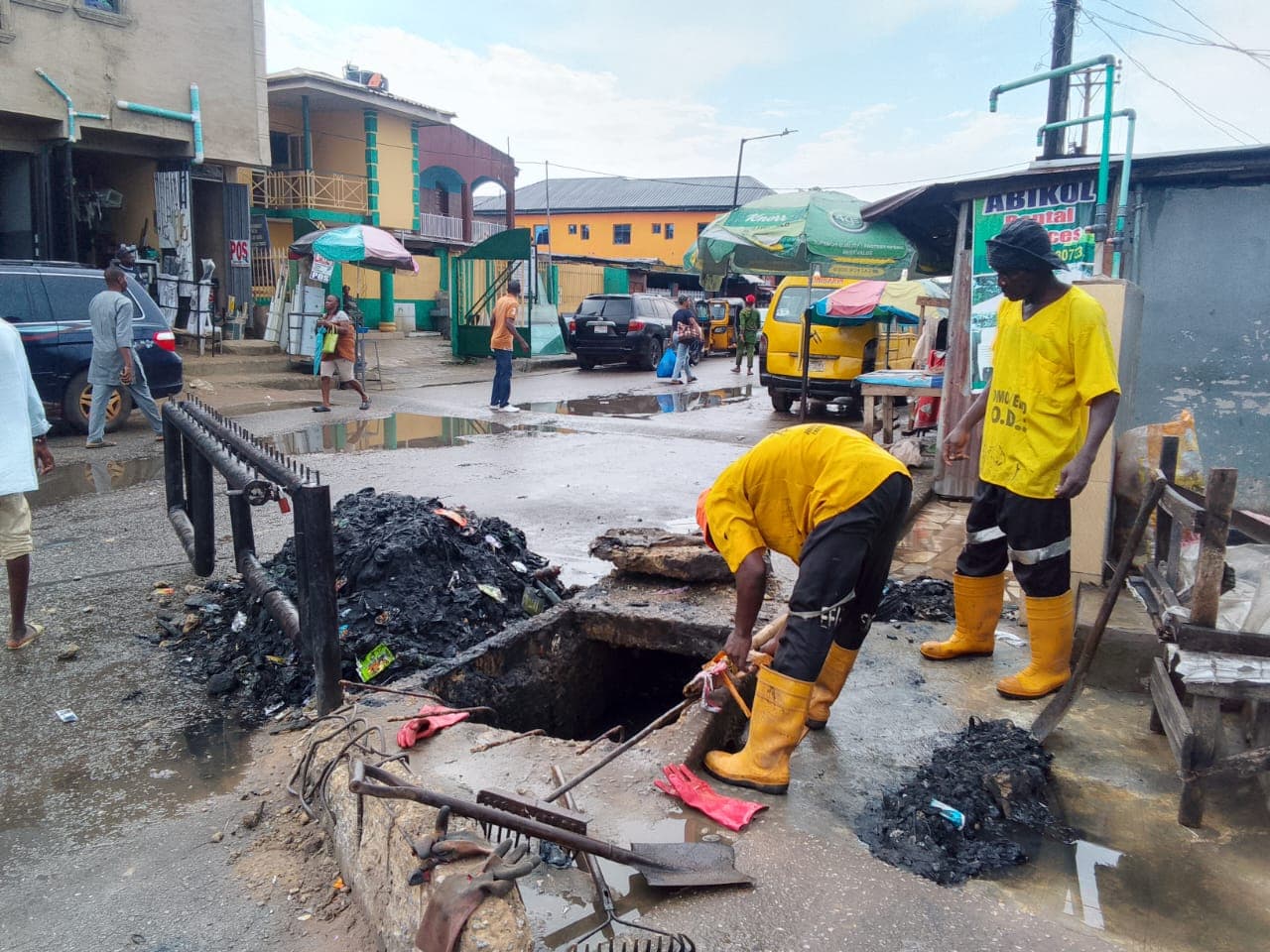 Rehabilitation of road, Baale Shitta street