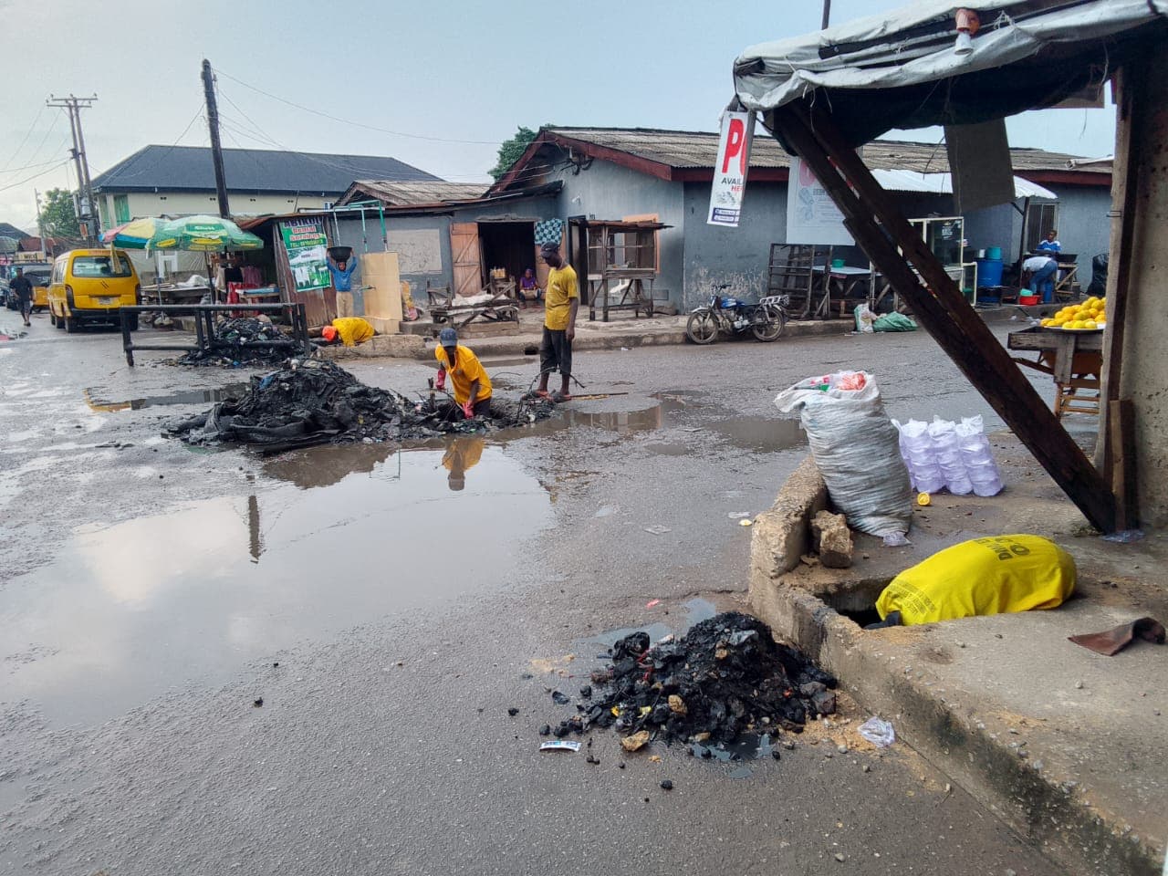 Rehabilitation of road, Baale Shitta street