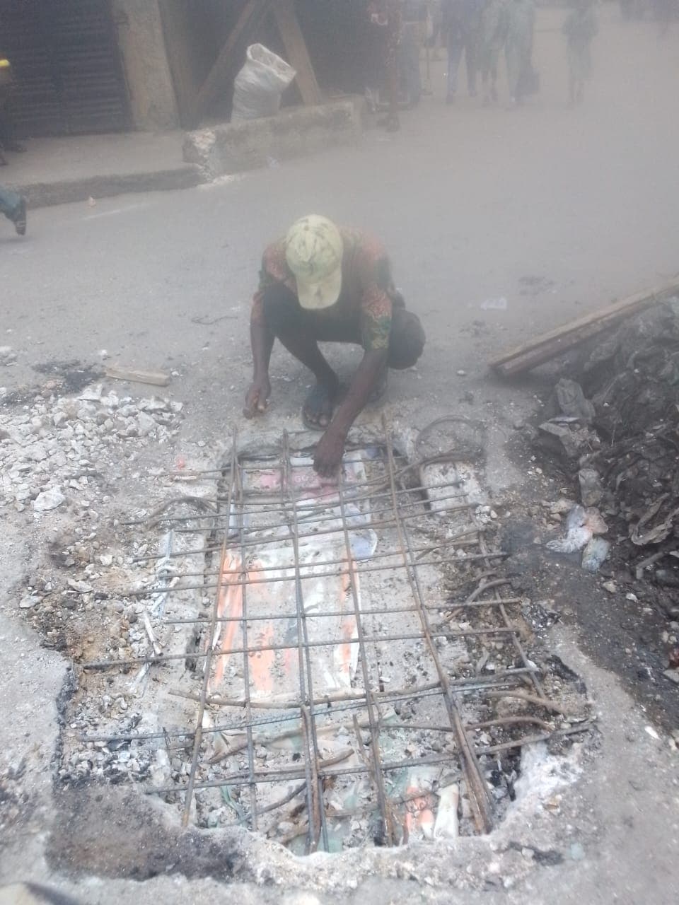 Rehabilitation of road, Baale Shitta street