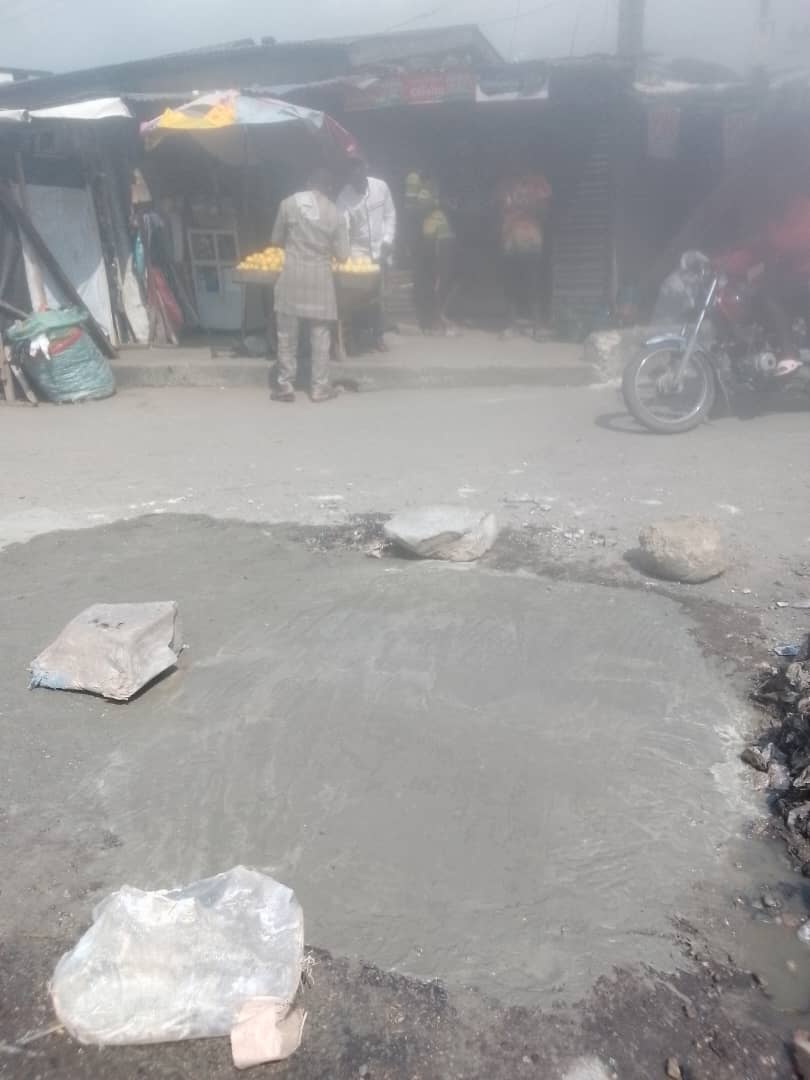 Rehabilitation of road, Baale Shitta street