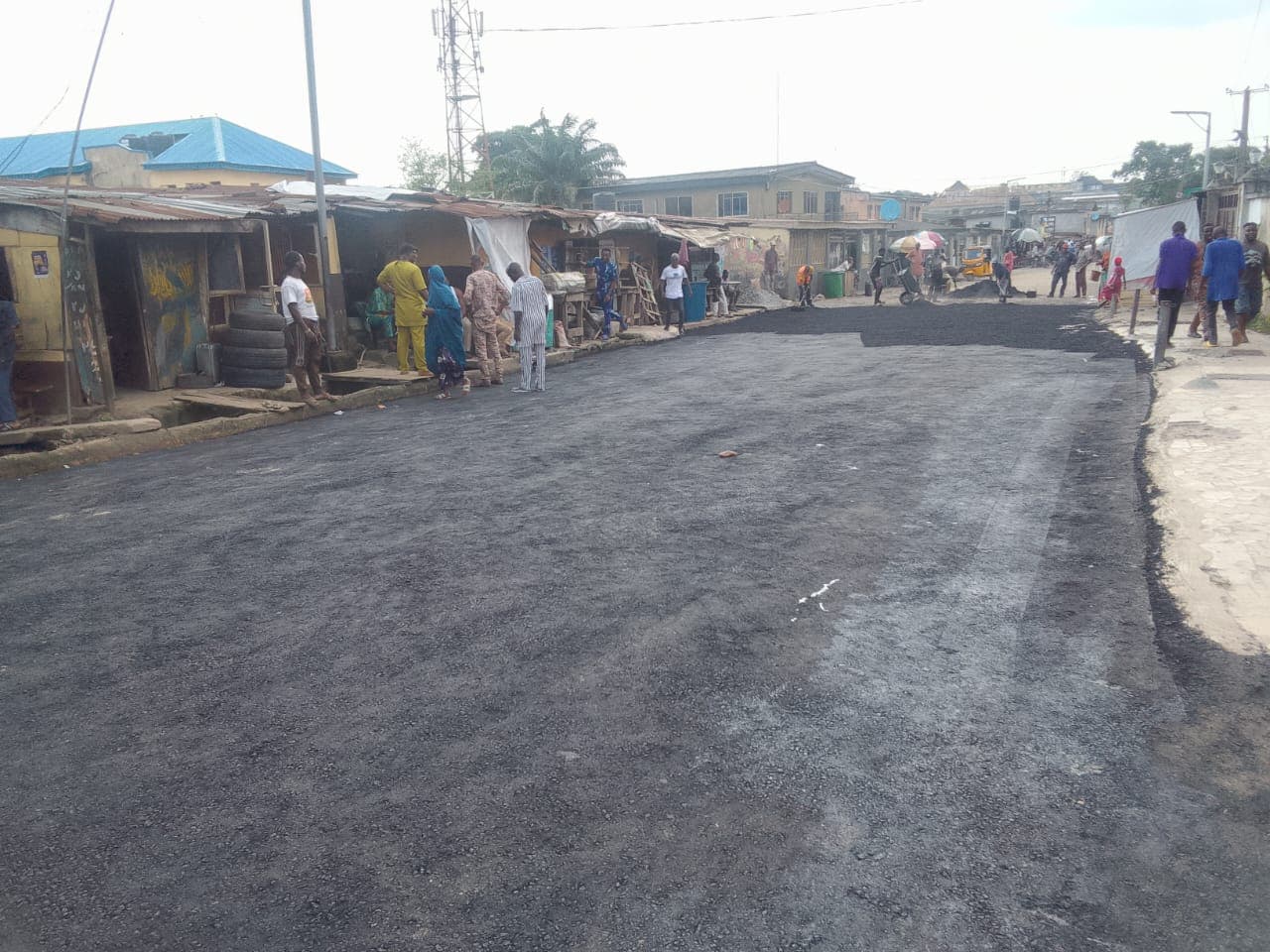 Rehabilitation of road, Baale Shitta street