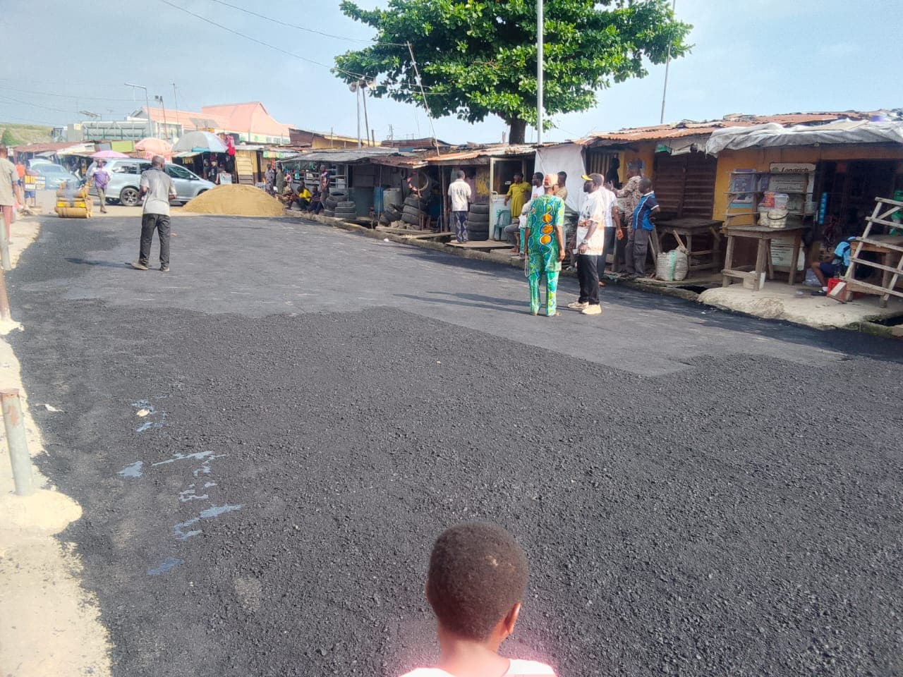 Rehabilitation of road, Baale Shitta street