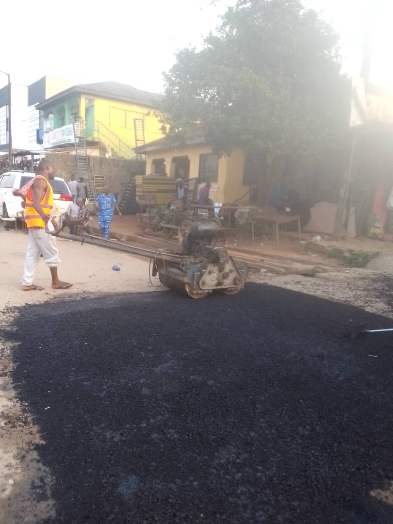 Rehabilitation of road, Baale Shitta street