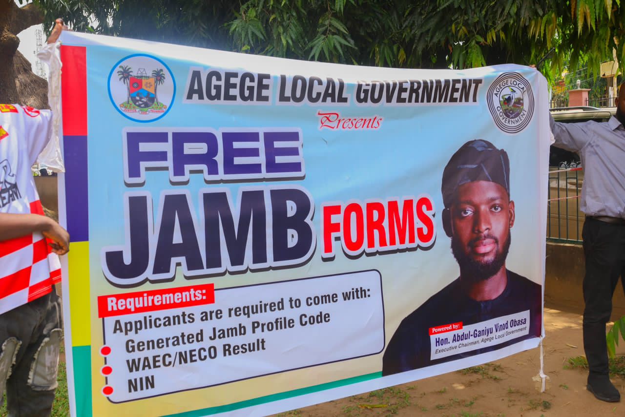1,500 FREE FORMS FOR AGEGE STUDENTS