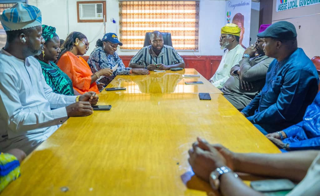 Lagos State Chairmen and Vice Chairmen Visit for Courtesy and Congratulations