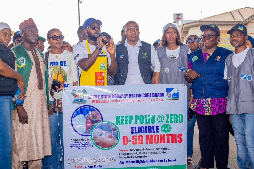 AGEGE LG LEADS ORAL POLIO VACCINATION DRIVE