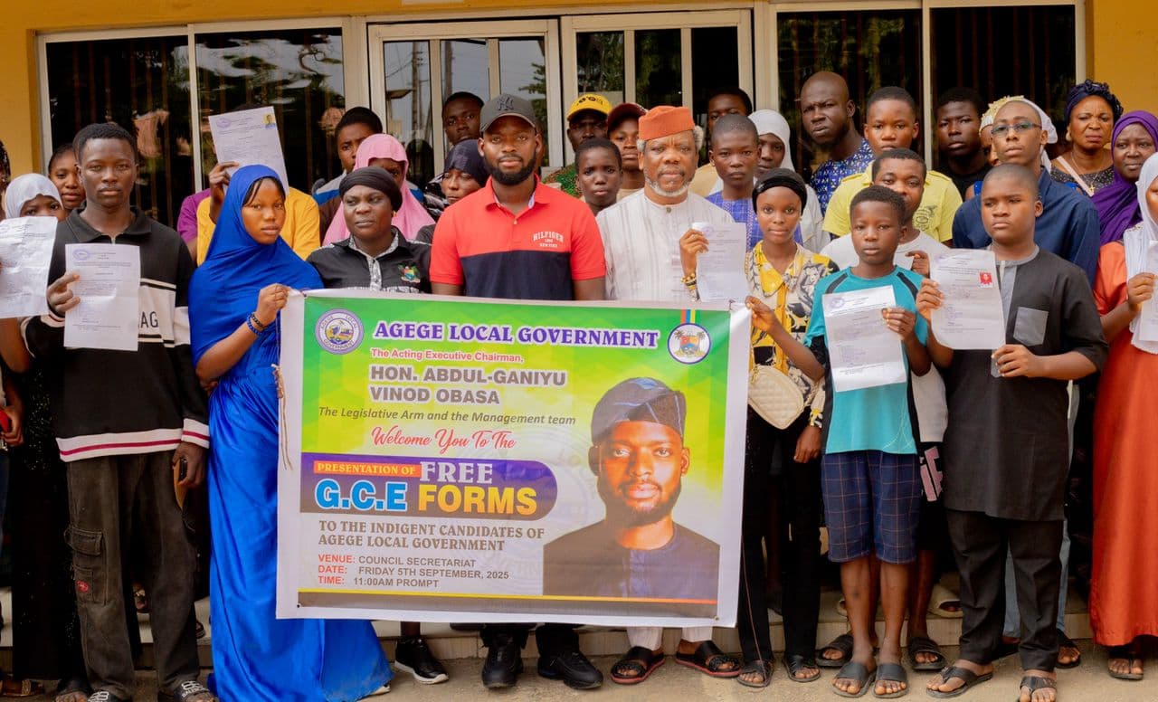 Free GCE Forms Distribution to Indigent Students